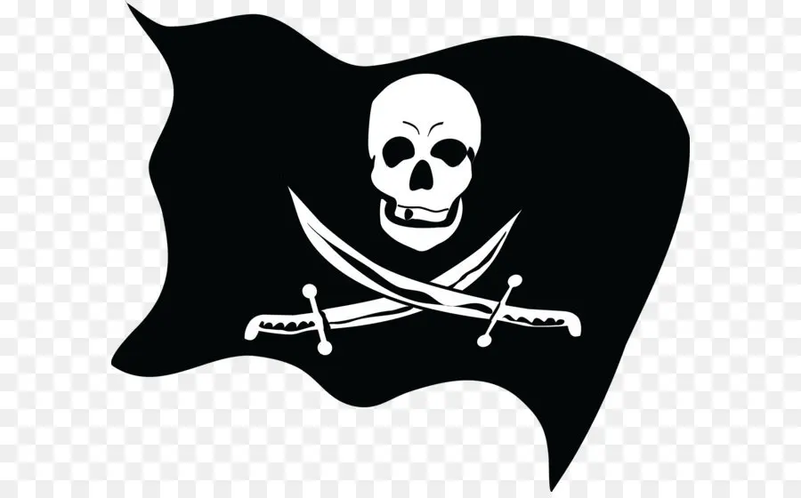 Bandeira Pirata，Crânio PNG