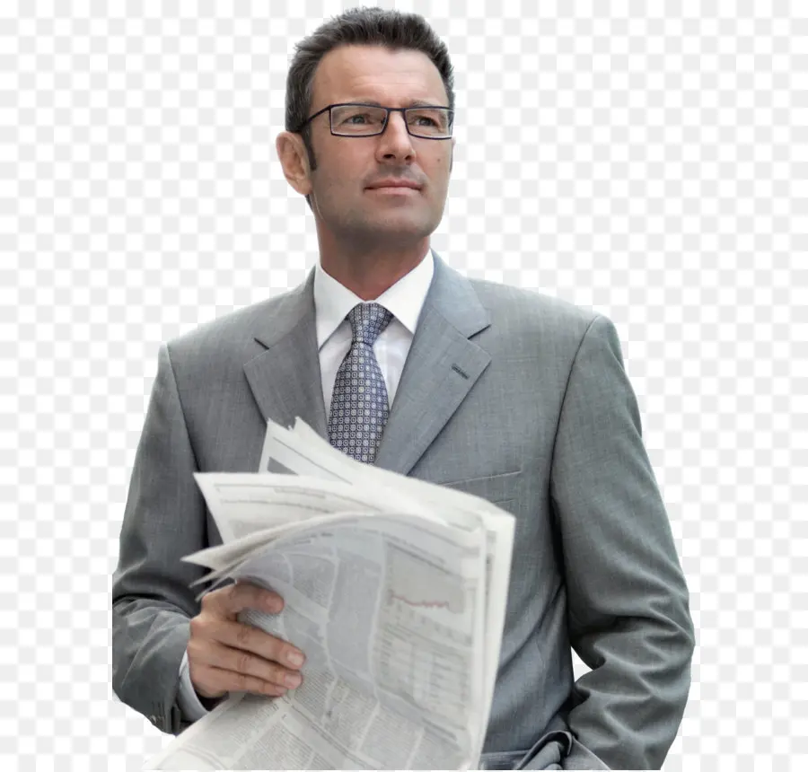 Homem Com Jornal，Negócios PNG