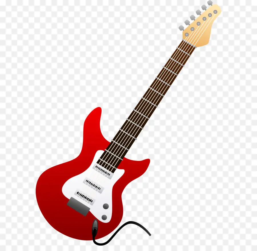 Guitarra Vermelha，Música PNG