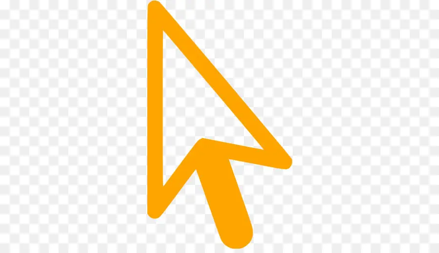 Cursor Amarelo，Ponteiro PNG