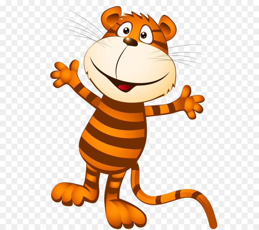 Tigre，Desenho Animado PNG