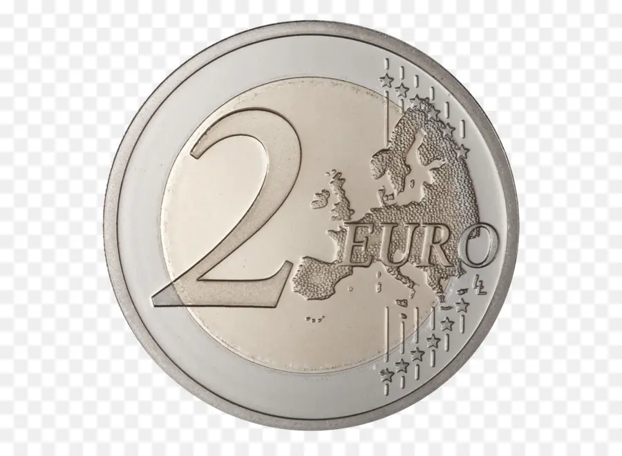 Moeda，2 O Euro Moeda PNG