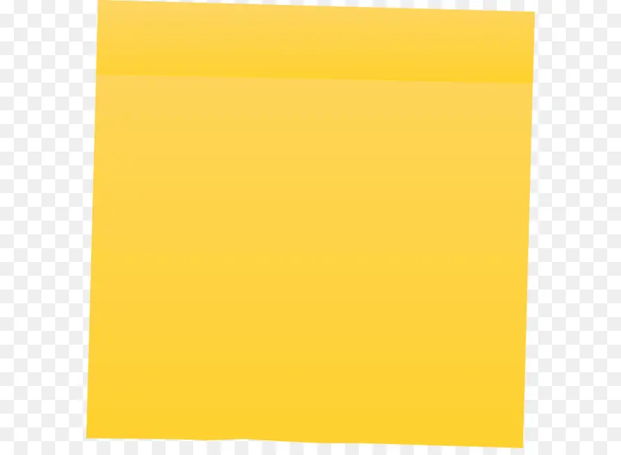 Nota Adesiva，Amarelo PNG