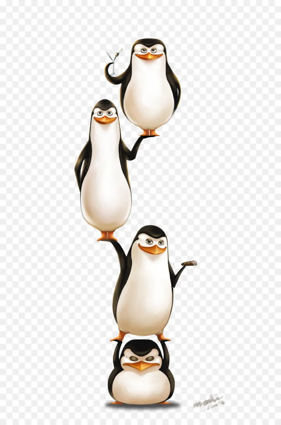 Os Pinguins De Madagascar Dr Blowhole Retorna Novamente，Madagascar Operação Penguin PNG