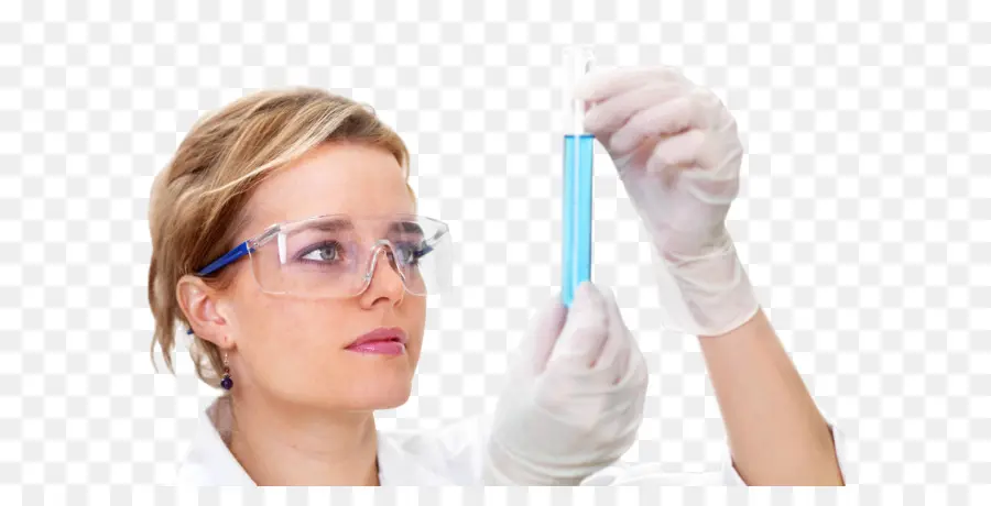 Cientista Com Tubo De Ensaio，Laboratório PNG