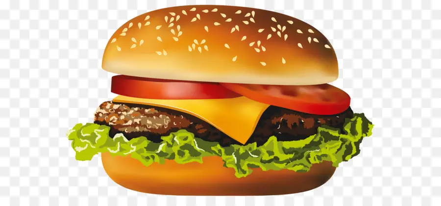 Hamburger，Veggie Burger PNG