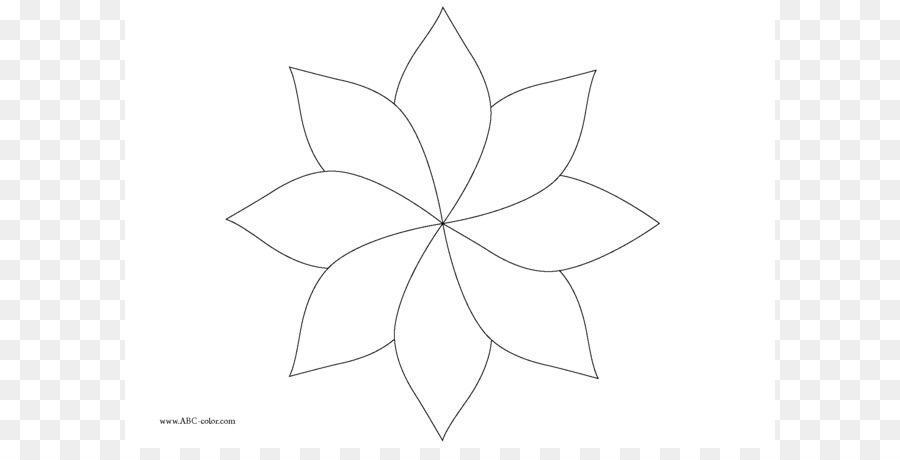 Contorno De Flor，Desenho PNG