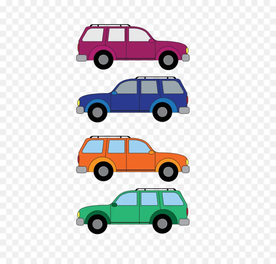 Carros Coloridos，Veículos PNG