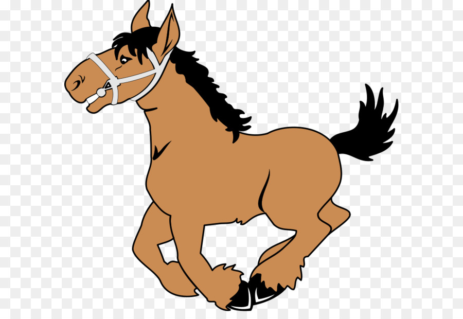 Cavalo De Desenho Animado，Correndo PNG