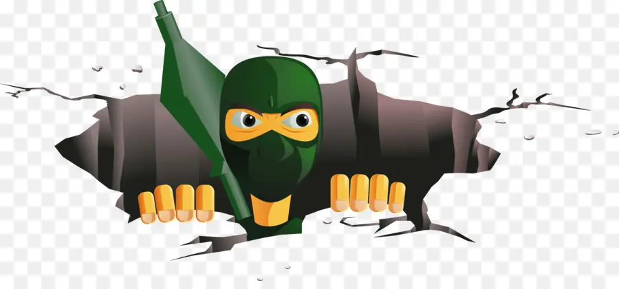 Ninja Verde，Máscara PNG