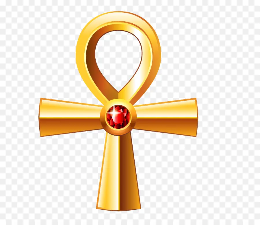 Ankh Dourado，Símbolo PNG