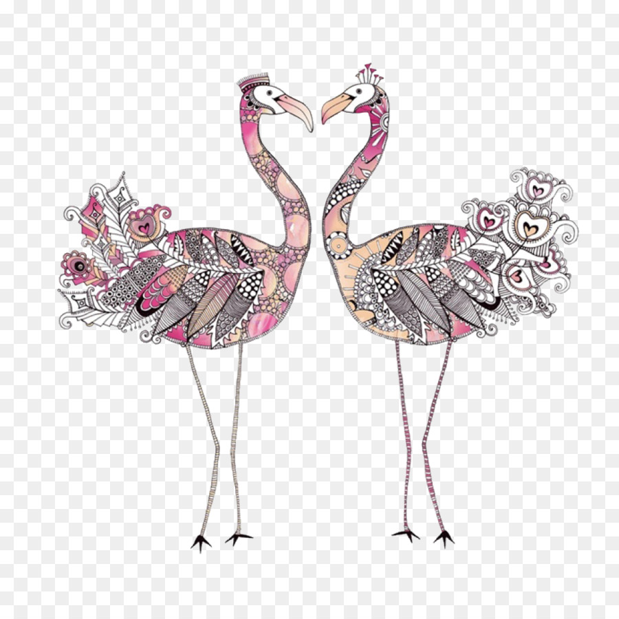 Flamingos，Pássaros PNG