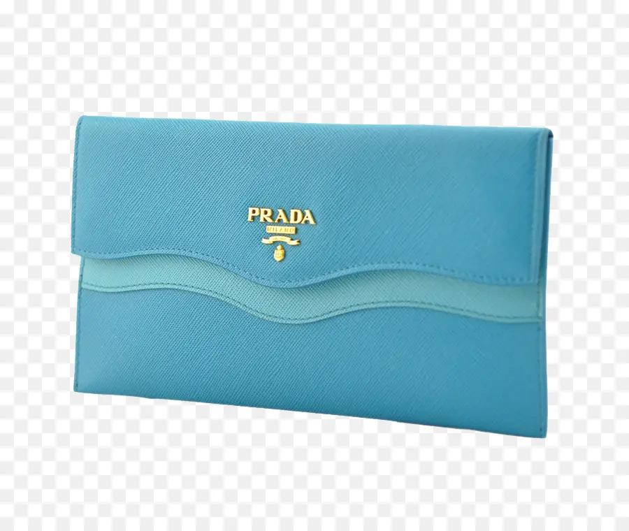 Carteira Prada Azul，Prada PNG