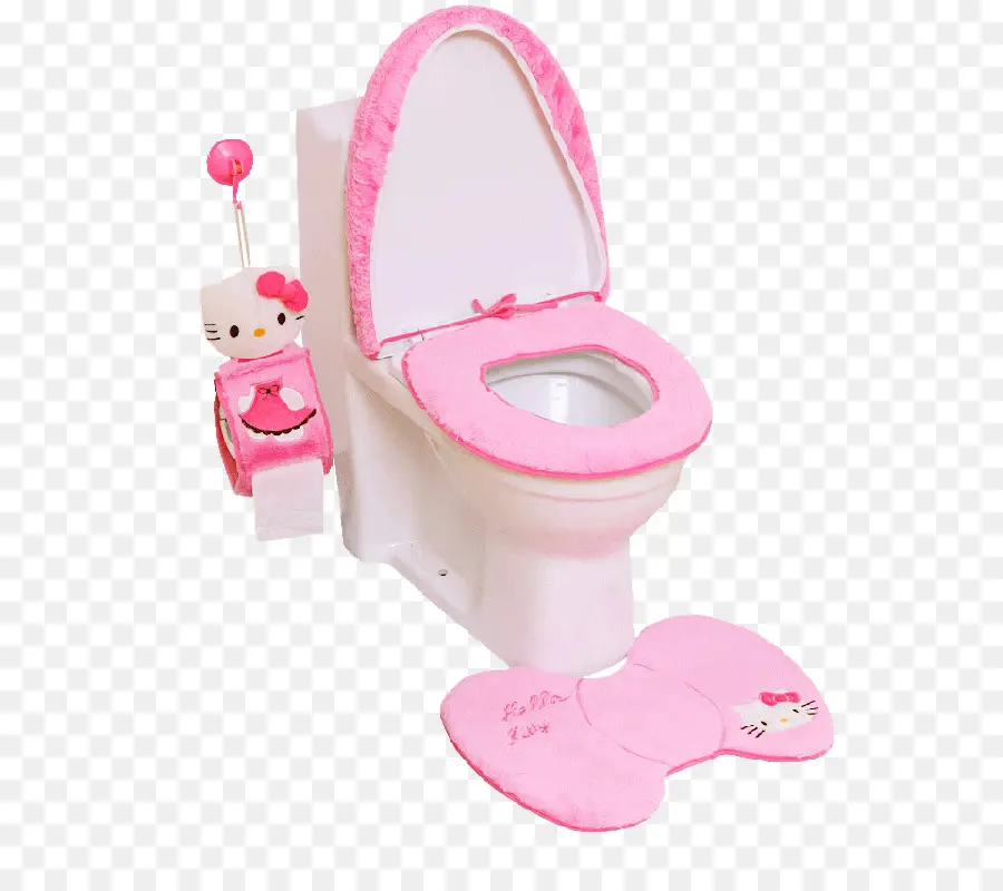 Conjunto De Banheiro Hello Kitty，Banheiro PNG