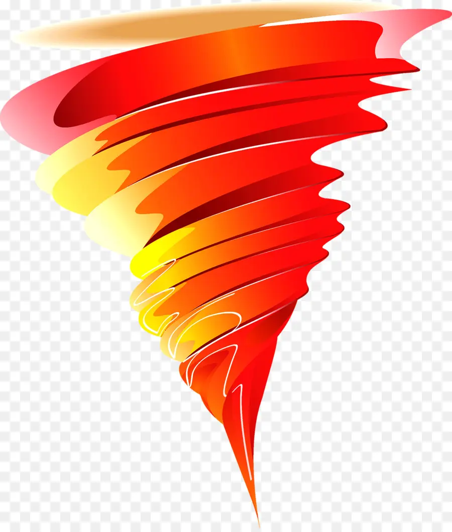 Tornado Vermelho E Amarelo，Redemoinho PNG