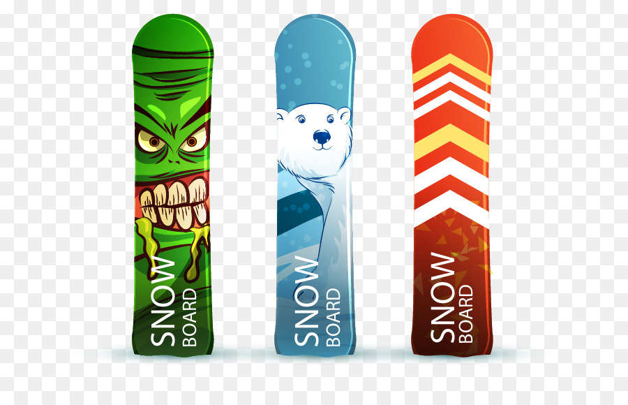 Pranchas De Snowboard，Colorido PNG