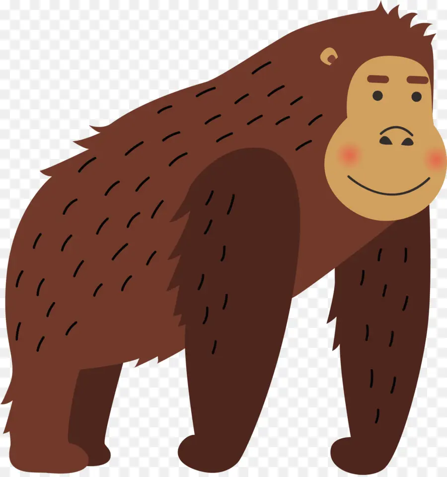 Gorilla，Orangotango PNG