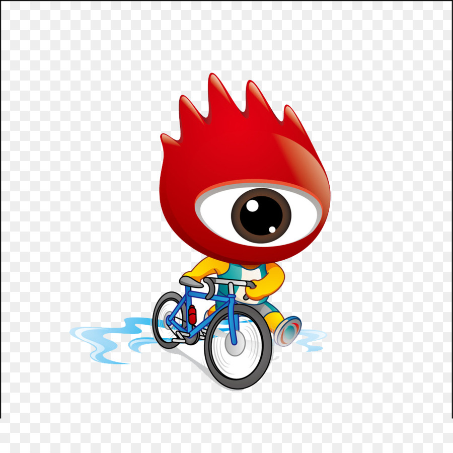 Personagem De Desenho Animado，Bicicleta PNG