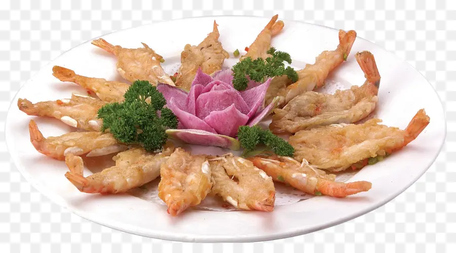 Camarão Frito，Tempura PNG