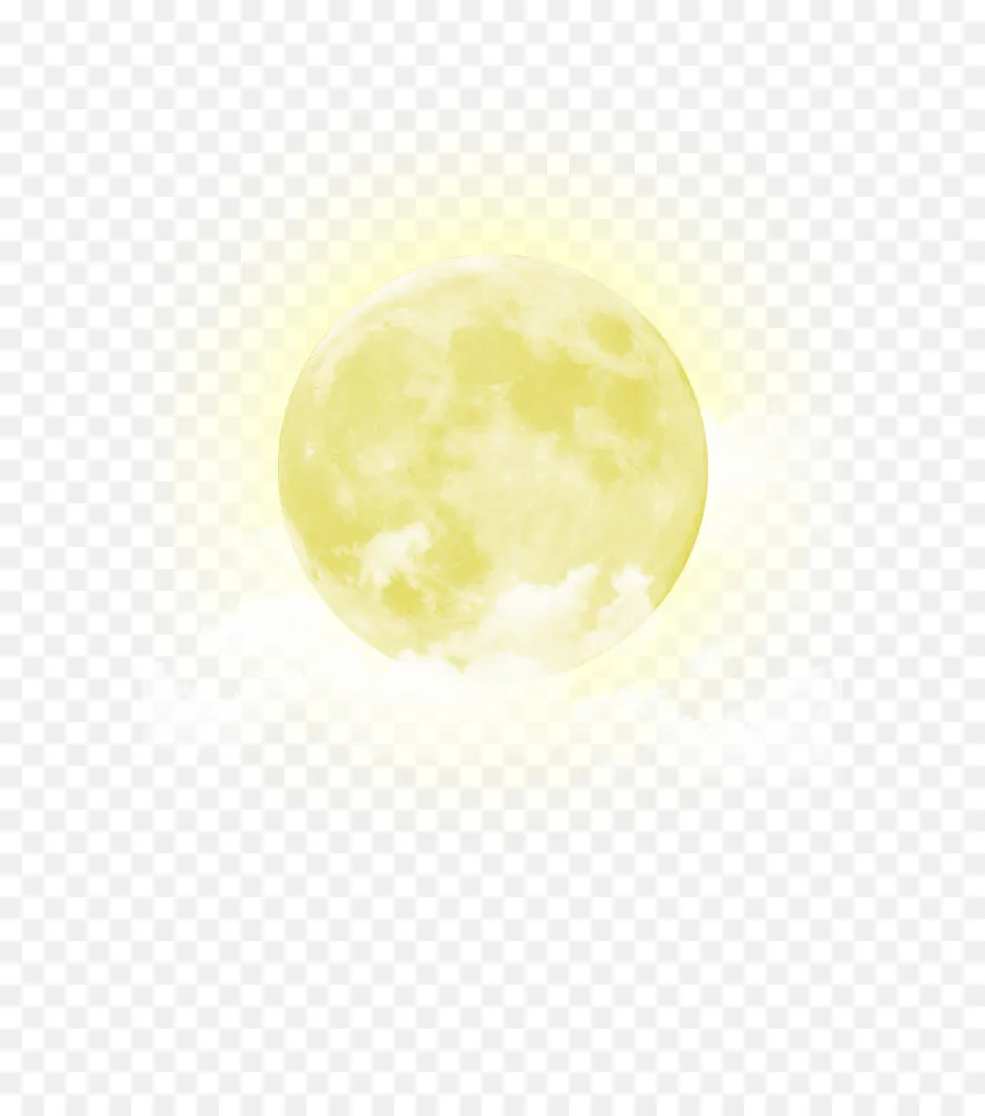 Lua，Amarelo PNG