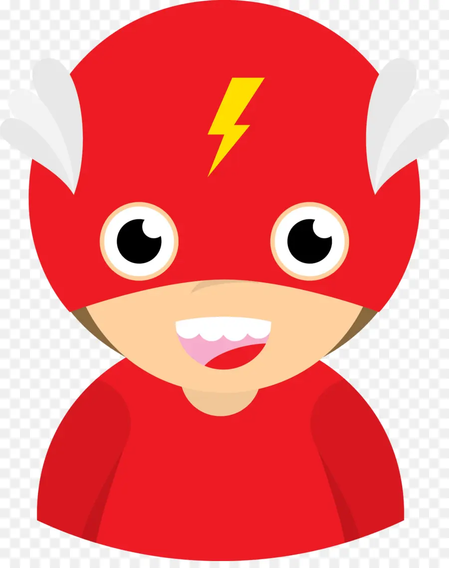 Super Herói Vermelho，Desenho Animado PNG