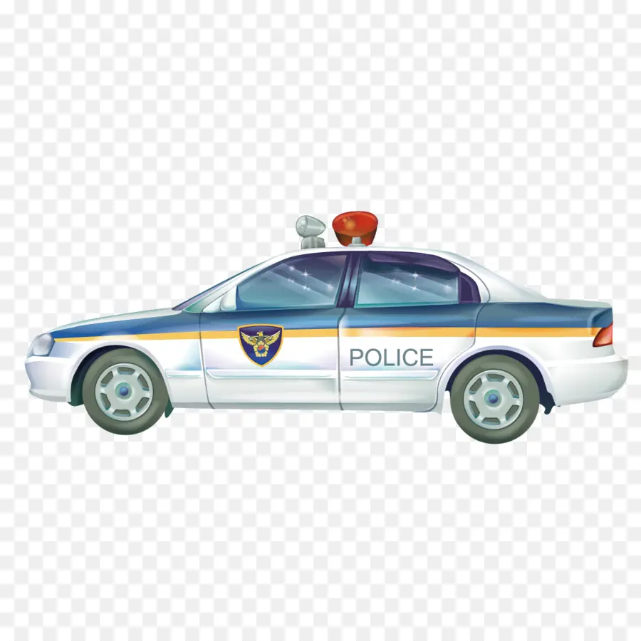 O Carro De Polícia，Carro PNG