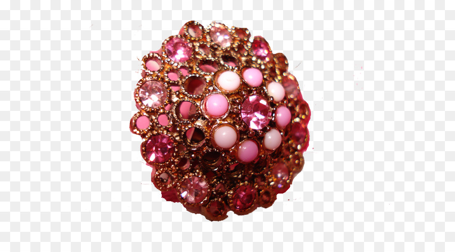 Broche Rosa E Vermelho，Acessório PNG