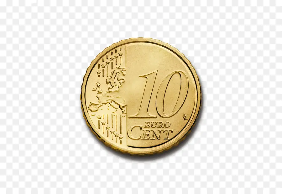 10 Cêntimos De Euro Moeda，Moeda PNG