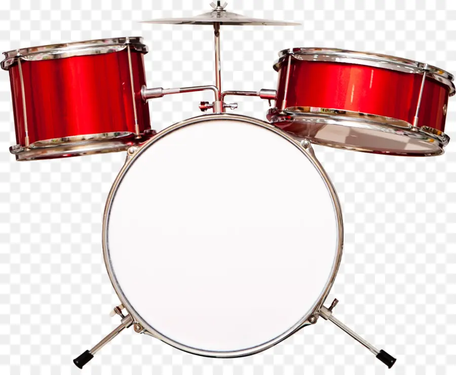 Conjunto De Bateria Vermelha，Percussão PNG