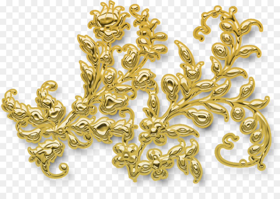 Ornamento Dourado，Decorativo PNG