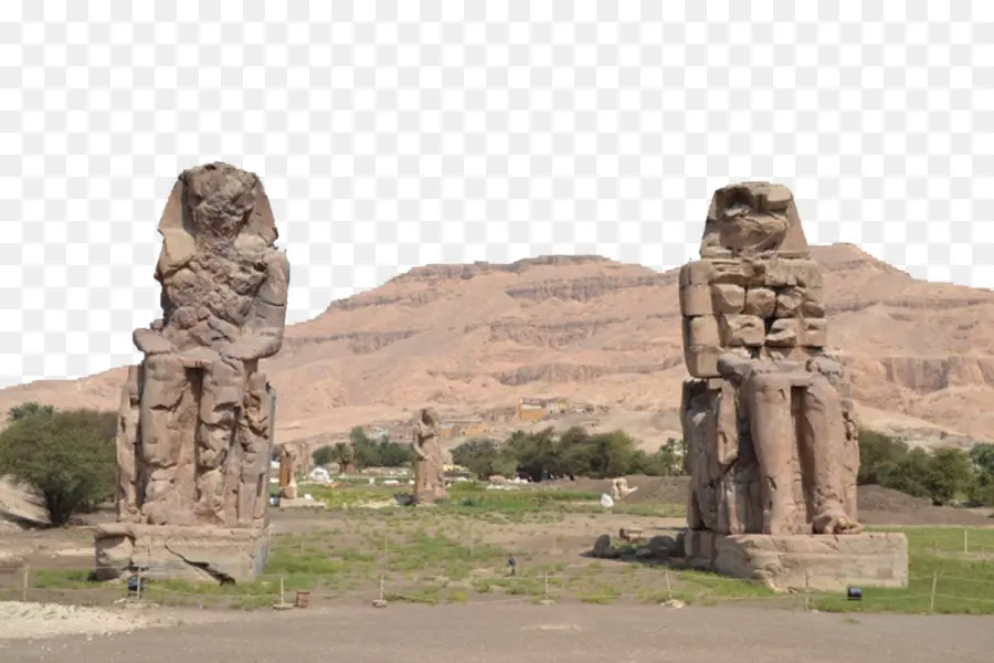 Karnak，Colossos De Memnon PNG