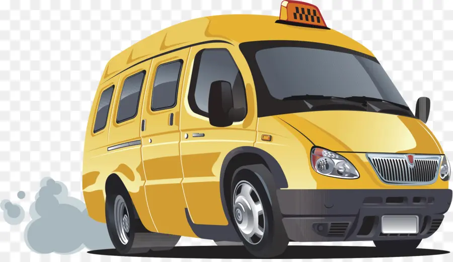 Van De Táxi Amarelo，Táxi PNG