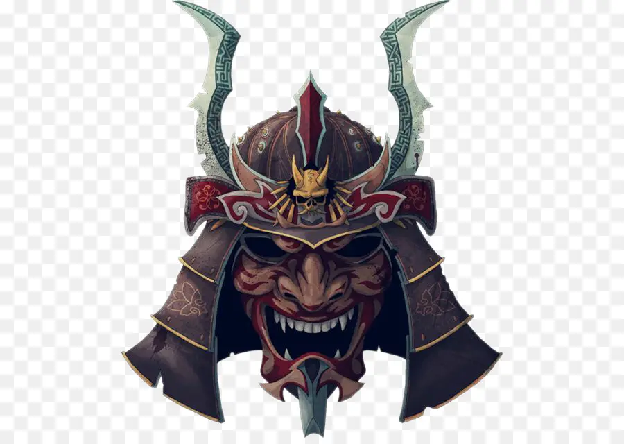 Samurai，Máscara PNG