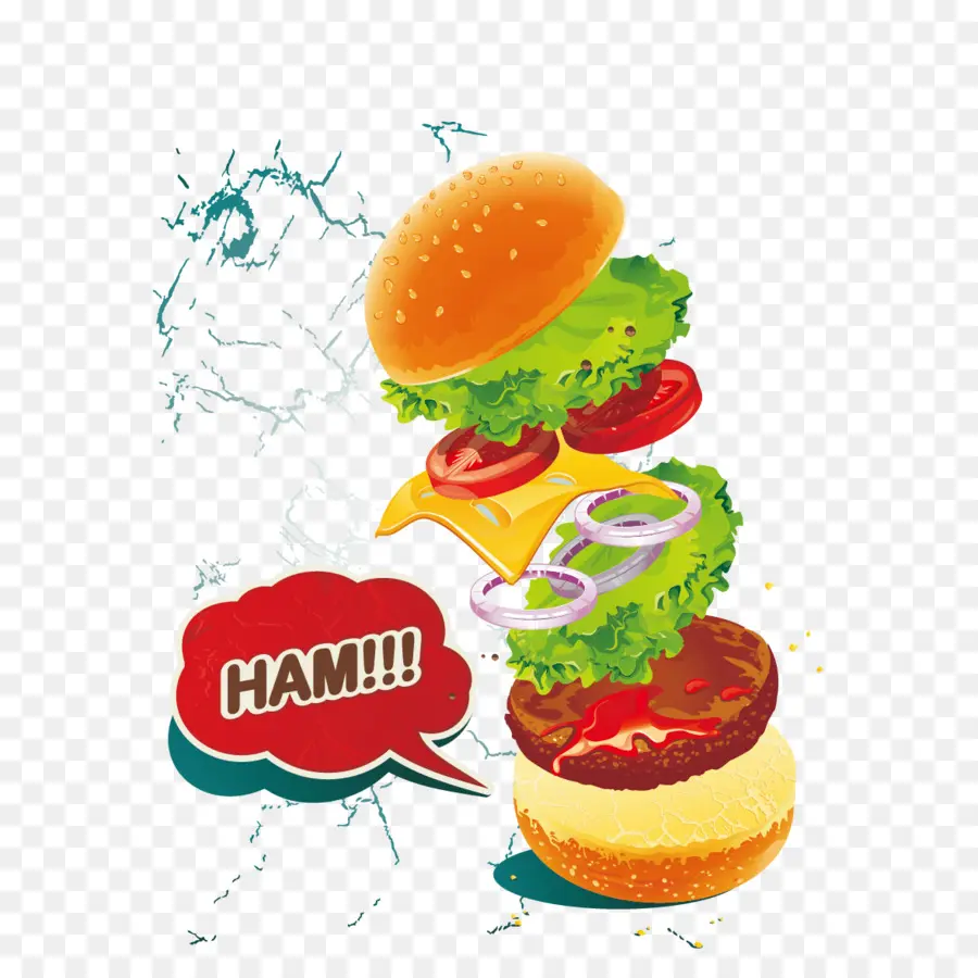 Hambúrguer，Alface PNG