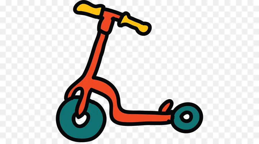 Scooter Chute，Cartoon PNG
