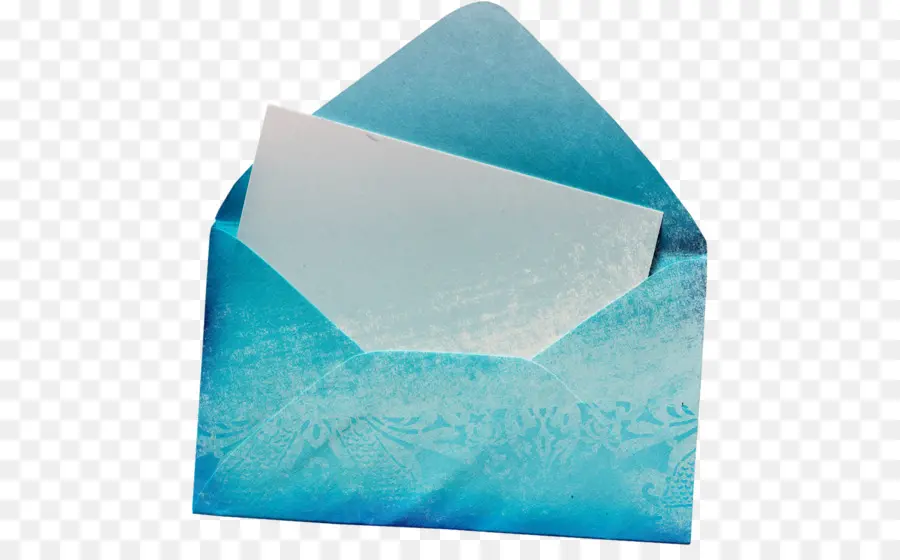 Envelope Azul，Carta PNG