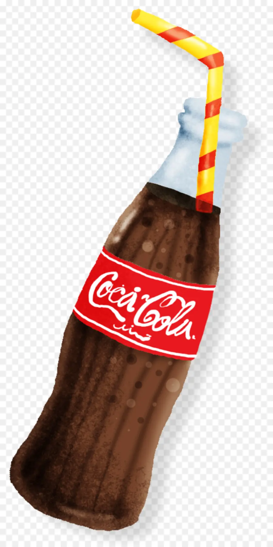 Garrafa De Coca Cola，Bebida PNG