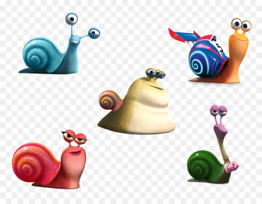 Caracóis Animados，Personagens PNG