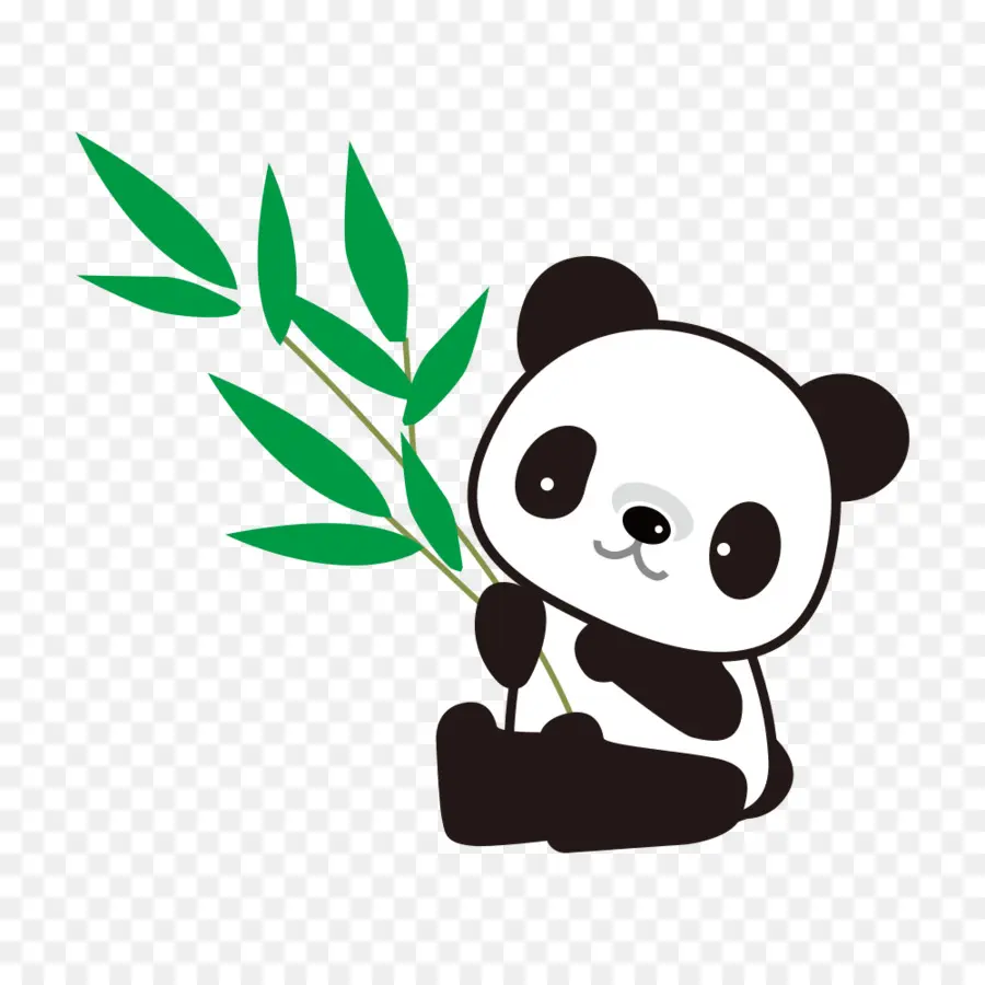 Panda Gigante，Bambu PNG