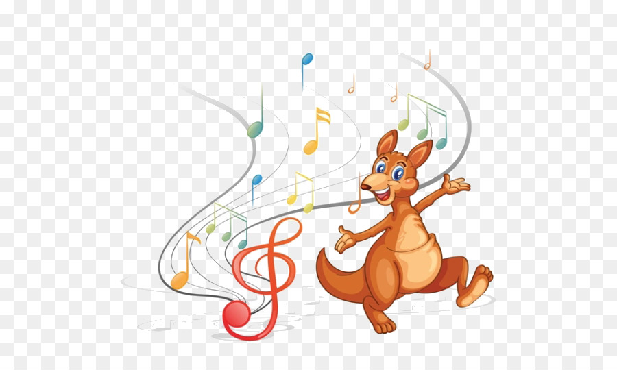 Canguru，Notas Musicais PNG