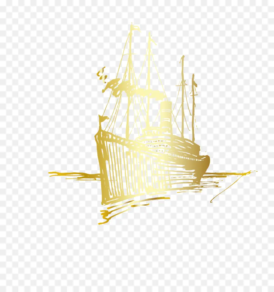 Navio Dourado，Dourado PNG