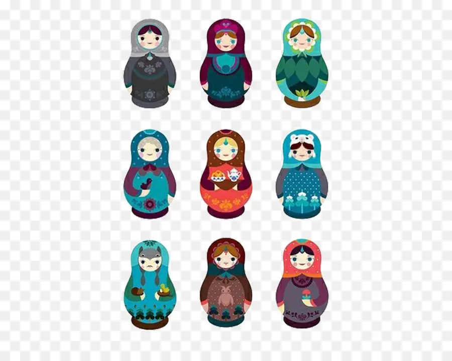 Boneca Matryoshka，Boneca PNG