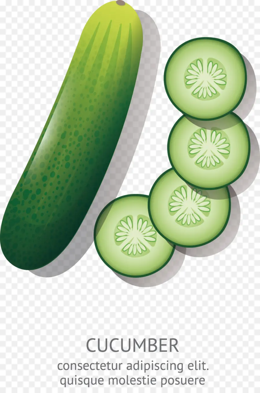 Pepino，Fatias PNG