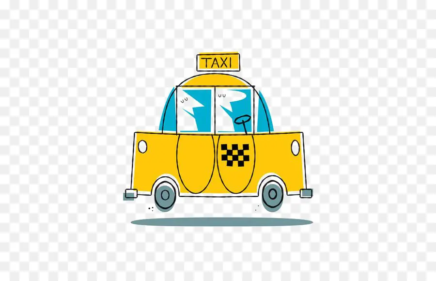 Táxi，Desenho PNG