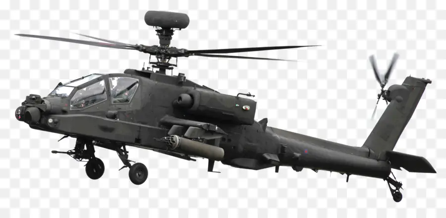 Helicóptero，Boeing Ah64 Apache PNG