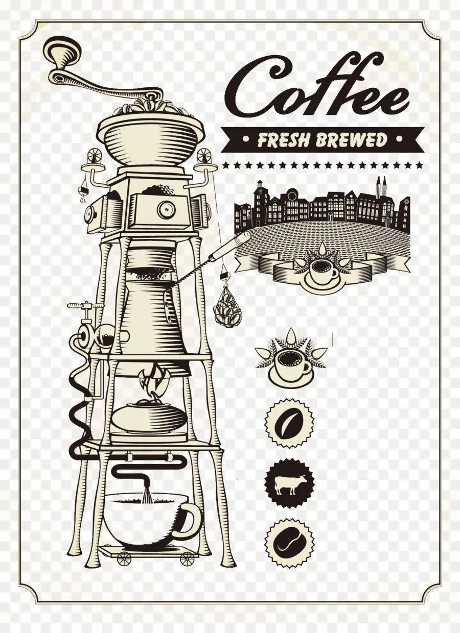 Café，Máquina PNG