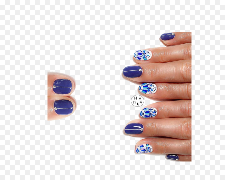 Unhas，Azul PNG