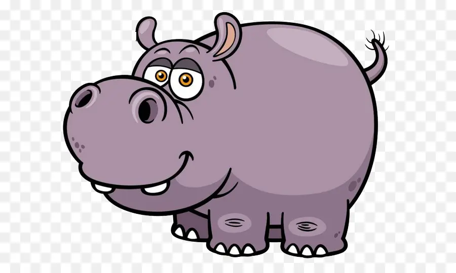 Hipopótamo，Cartoon PNG