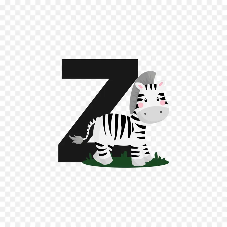 Letra Z，Zebra PNG