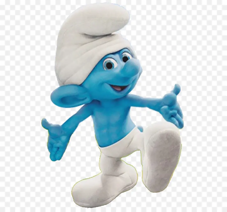 Personagem De Desenho Animado Azul，Smurf PNG